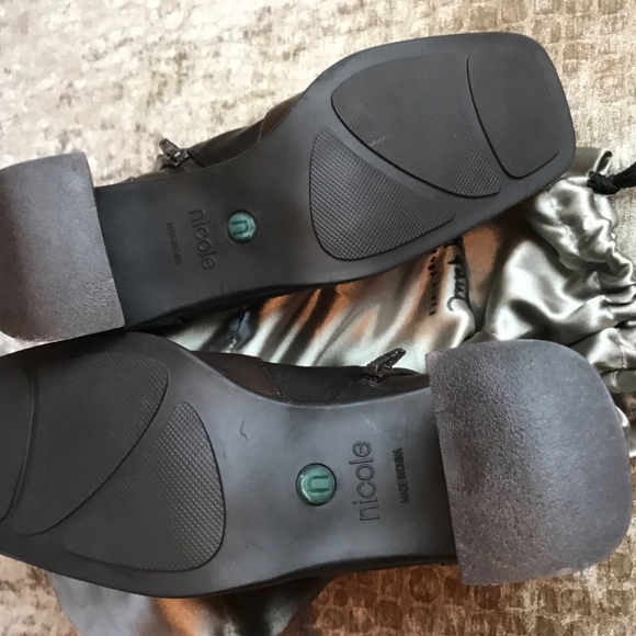 NICOLE 🤎Women's Ankle Boots Chunky Heel - Picture 6 of 7